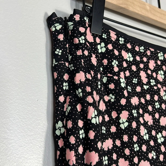 Free People Floral Mini IRL Skirt - Black - Size 4 - NWT - Picture 8 of 11